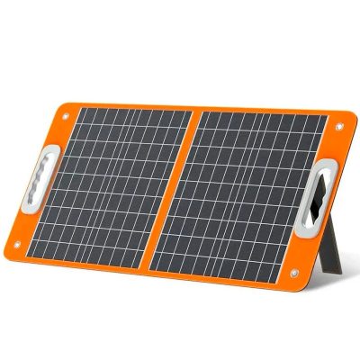 Портативна сонячна панель TSP-18V-60W Monocrystalline PD 45W + QC 3.0 (1×USB-A / 1×USB-C) Black