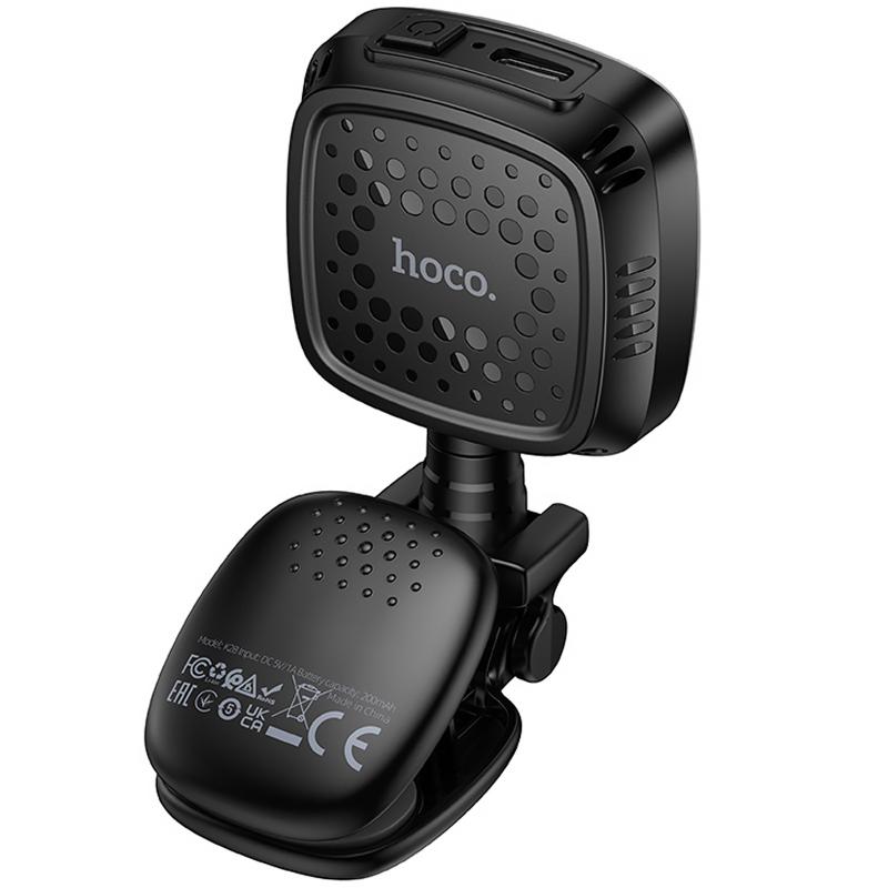 Портативна лампа для селфі Hoco K28 Square Selfie Light 200 mAh Black