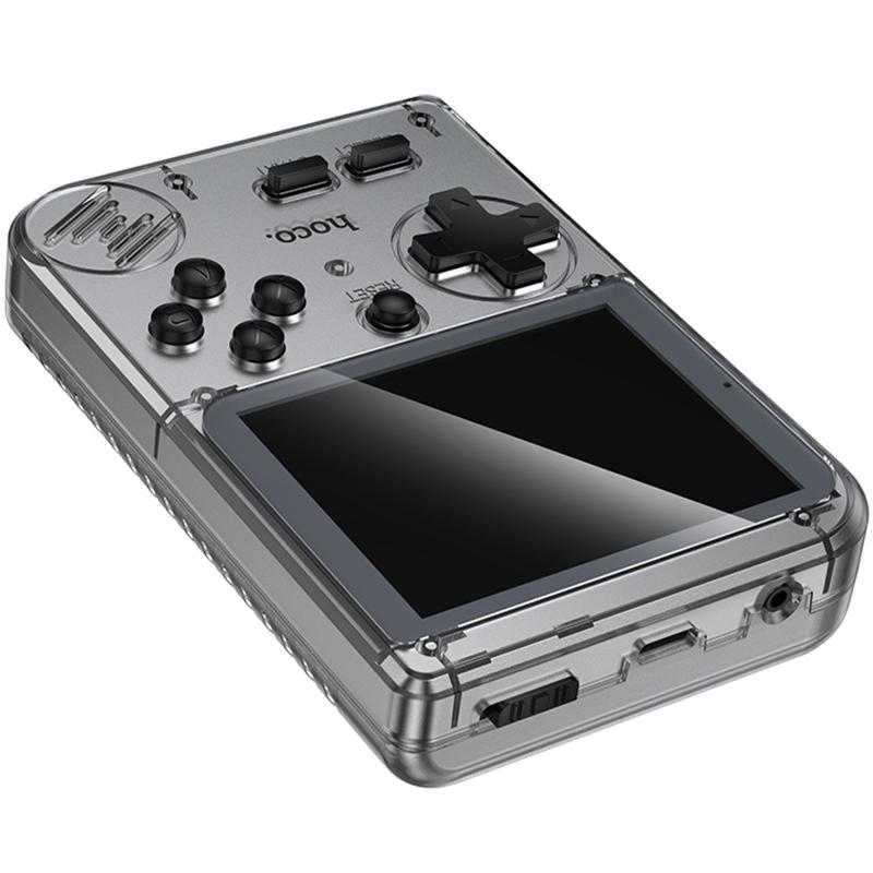 Портативна ігрова консоль Hoco GA40 Brilliant 400 games (250 mAh) Gray