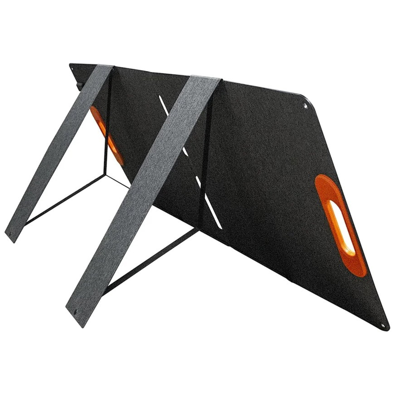Портативна сонячна панель FGM-24V-100W Monocrystalline PD 65W + QC 3.0 IP67 (1×USB-A / 1×USB-C) Black