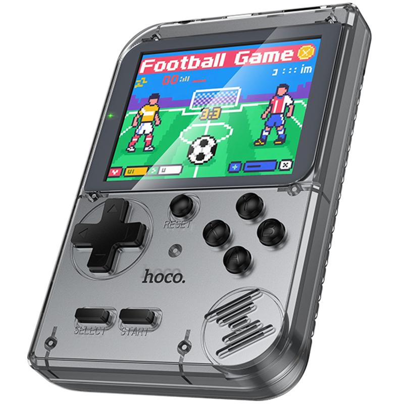 Портативна ігрова консоль Hoco GA40 Brilliant 400 games (250 mAh) Gray