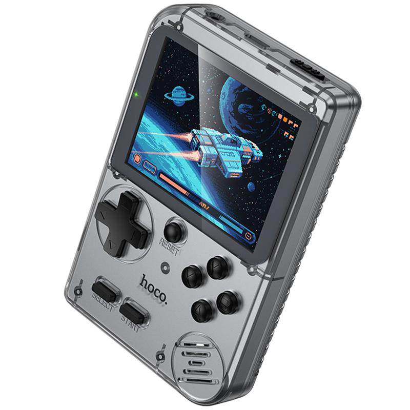 Портативна ігрова консоль Hoco GA40 Brilliant 400 games (250 mAh) Gray