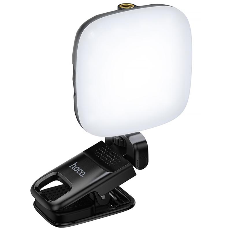 Портативна лампа для селфі Hoco K29 Beauty Selfie Light 300 mAh Black