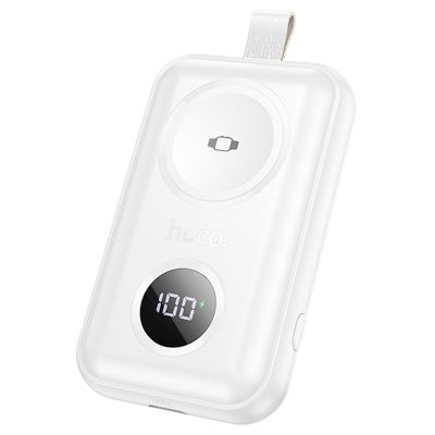 Портативний Захисна плівка Power Bank Hoco J137 for Apple Watch 2.5W 2500 mAh White