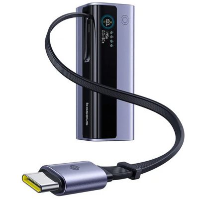 Портативний ЗП Power Bank Baseus EnerGeek GR11 PD200W with cable 25000 mAh Space Grey