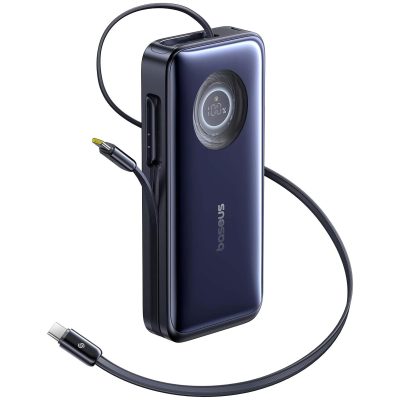 Портативний ЗП Power Bank Baseus EnerCore CR11 PD100W with cable 20000 mAh (PPNMS) Cosmic Black