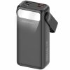 Портативний ЗП Power Bank Amaya APB-30 22.5W flashlight with cable 30000 mAh Black