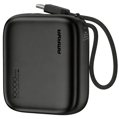Портативний ЗП Power Bank Amaya F135C PD22.5W with cable 10000 mAh Black