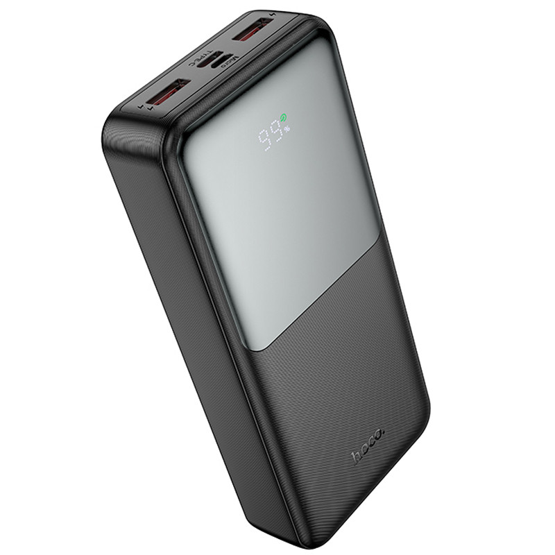 Портативний Захисна плівка Power Bank Hoco J136A Sirui 22.5W + PD 20W 20000 mAh Black