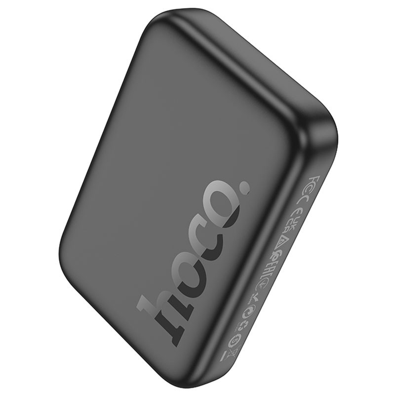 Портативний Захисна плівка Power Bank Hoco J117 Esteem PD 20W з Бездротовий зарядний пристрій 5000 mAh Black