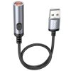 Портативний прикурювач запальничка Hoco UA30 USB Black