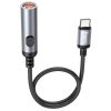 Портативний прикурювач запальничка Hoco UA30 Type-C Black