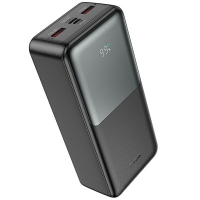 Портативний Захисна плівка Power Bank Hoco J136B Sirui 22.5W + PD 20W 30000 mAh Black
