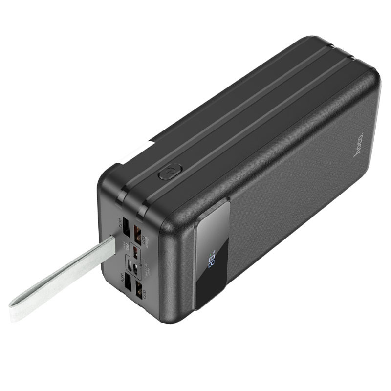 Портативний Захисна плівка Power Bank Hoco J86B Electric 22.5W + PD 20W 60000 mAh Чорний