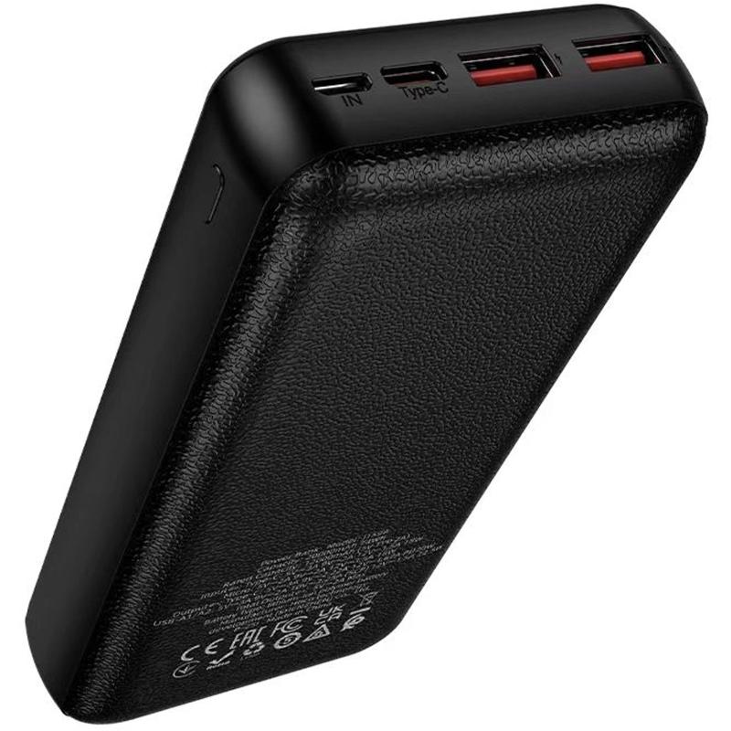 Портативний Захисна плівка Power Bank Hoco J159A Essence 22.5W + PD 20W 20000 mAh Black