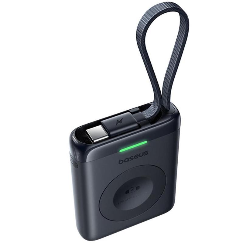 Портативний Захисна плівка Power Bank Baseus EnerFill FW11 for Apple Watch 5W 1640 mAh (E02053) Midnight