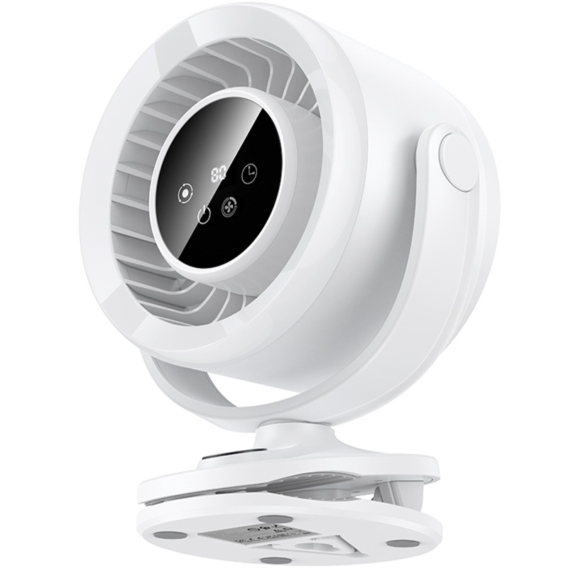 Портативний вентилятор Hoco HX608 handheld folding fan 3600 mAh White