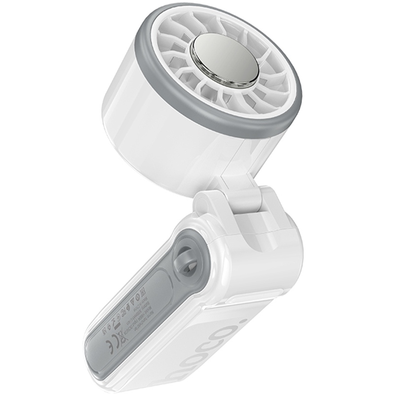 Портативний вентилятор Hoco HX604 handheld folding fan 3000 mAh White