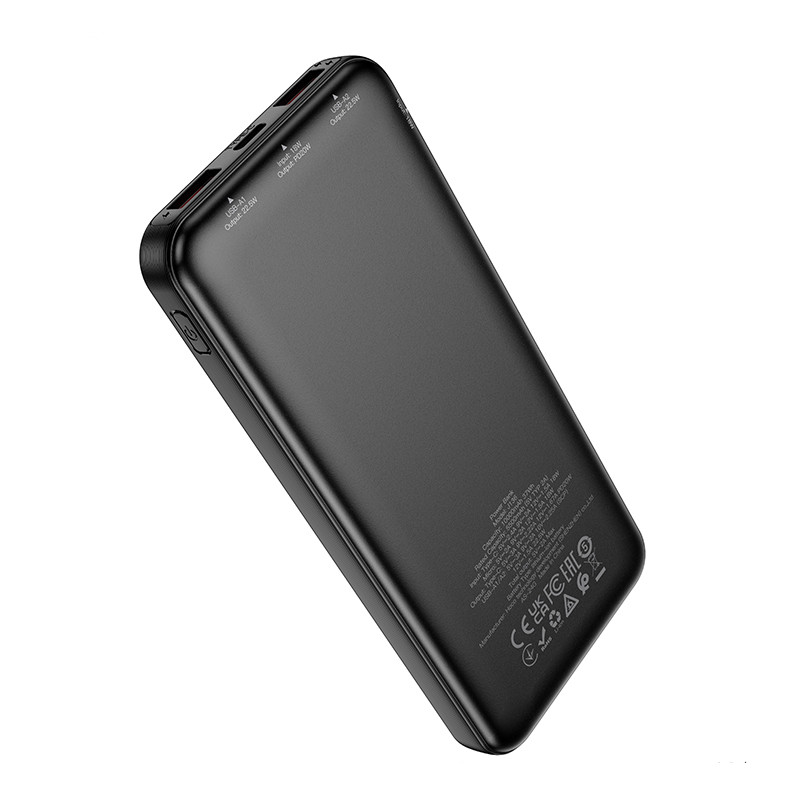 Портативний Захисна плівка Power Bank Hoco J136 Sirui 22.5W + PD 20W 10000 mAh Black