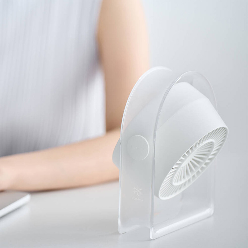 Портативний вентилятор WIWU WI-FS07 Snow desktop fan White