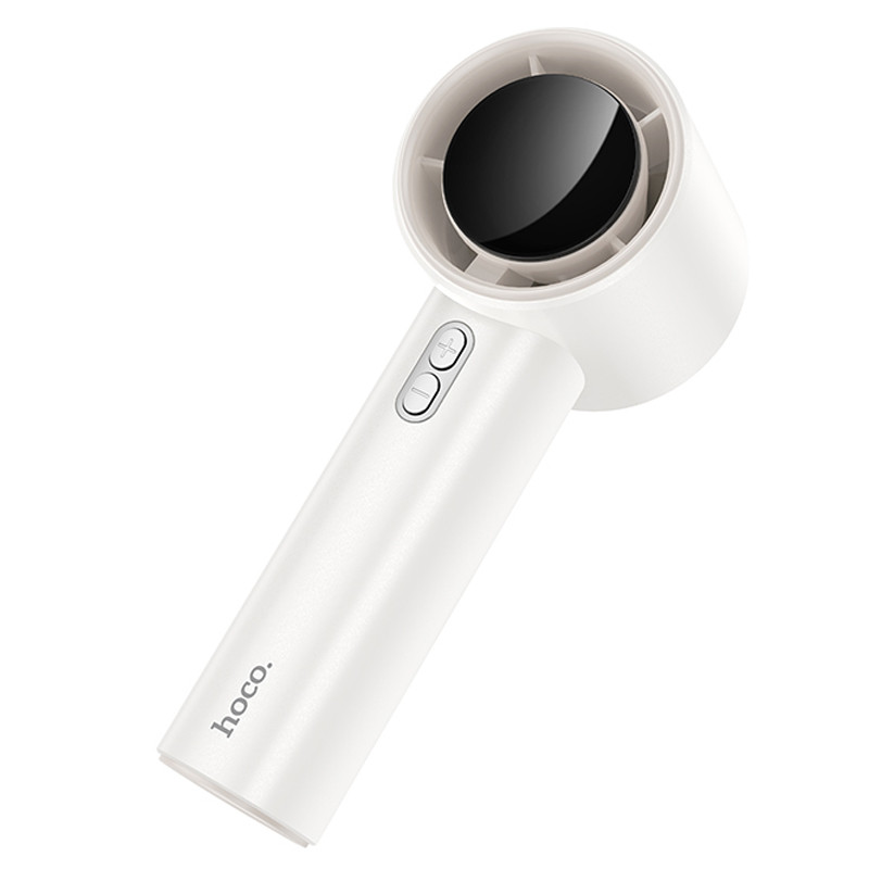 Портативний вентилятор Hoco HX64 Hurricane high speed handheld fan 3600 mAh White