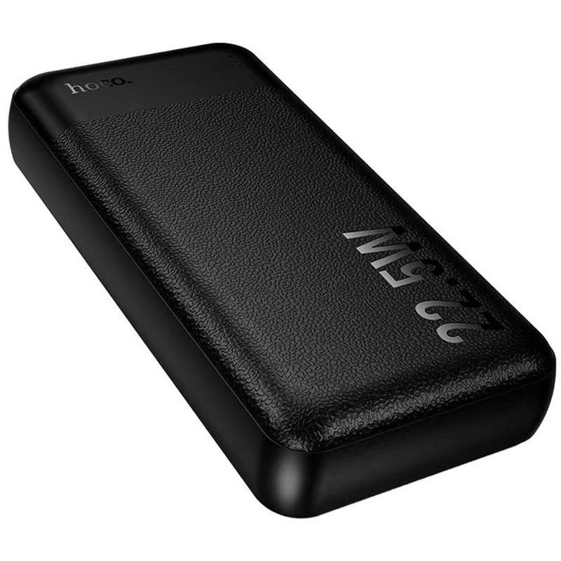 Портативний Захисна плівка Power Bank Hoco J159A Essence 22.5W + PD 20W 20000 mAh Black