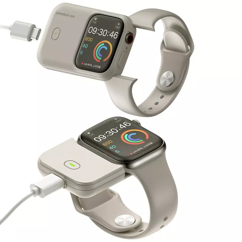 Портативний Захисна плівка Charging Soft Case for Apple Watch 40/41mm 1200 mAh