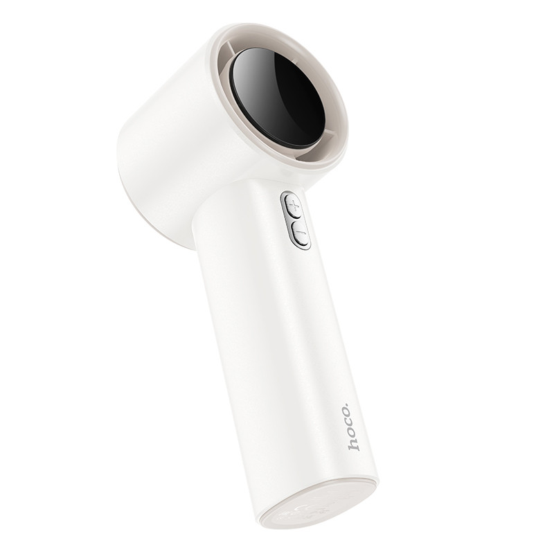 Портативний вентилятор Hoco HX64 Hurricane high speed handheld fan 3600 mAh White