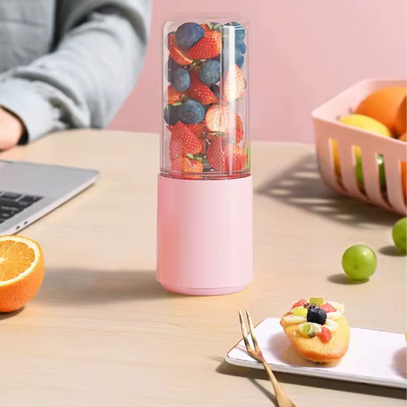 Портативний блендер / соковижималка N8 400 + 300ml 60W 1500 mAh Pink