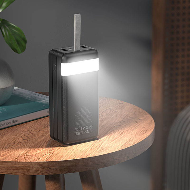 Портативний Захисна плівка Power Bank Hoco J86B Electric 22.5W + PD 20W 60000 mAh Чорний