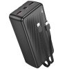 Портативний ЗП Power Bank Borofone BJ57B Graceful 22.5W+PD20W with cable 30000 mAh Black