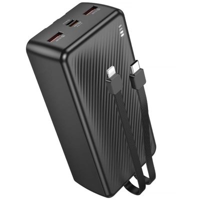 Портативний Захисна плівка Power Bank Borofone BJ57B Graceful 22.5W + PD 20W with cable 30000 mAh Black