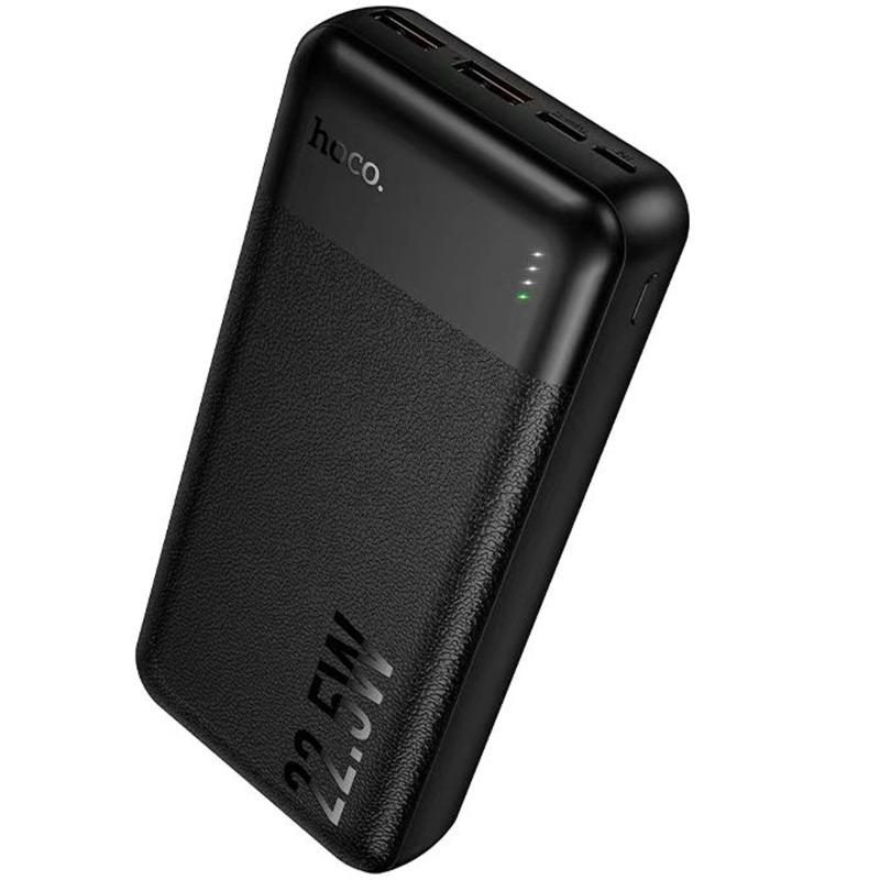 Портативний Захисна плівка Power Bank Hoco J159A Essence 22.5W + PD 20W 20000 mAh Black