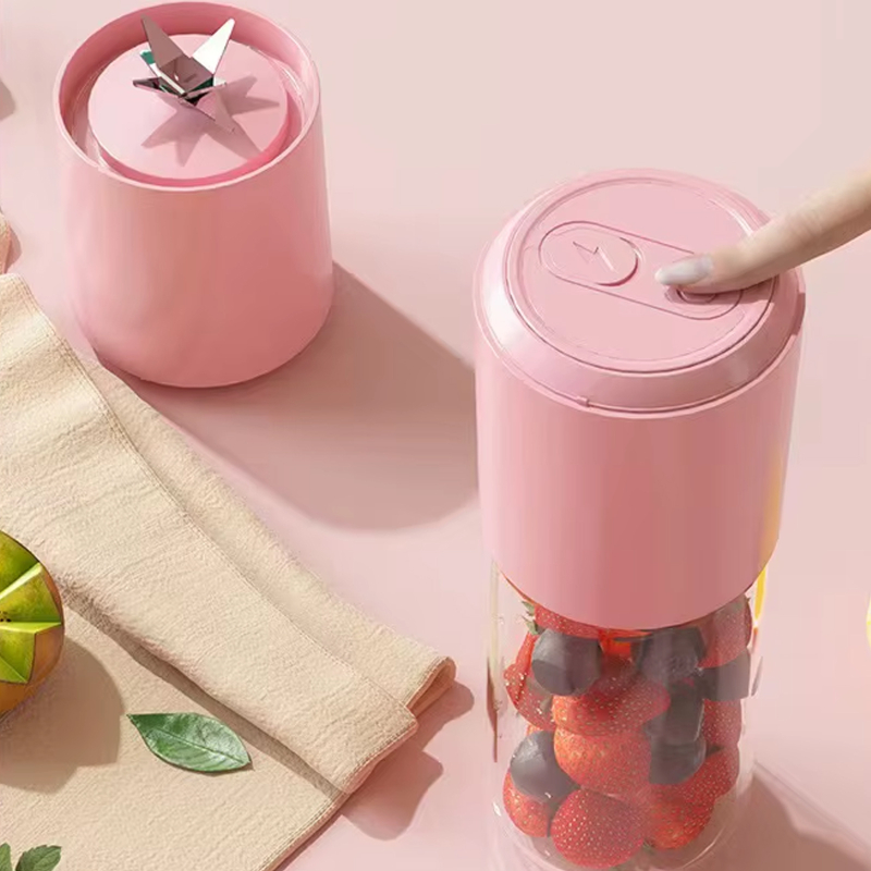 Портативний блендер / соковижималка N8 400 + 300ml 60W 1500 mAh Pink
