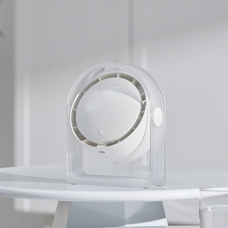 Портативний вентилятор WIWU WI-FS07 Snow desktop fan White