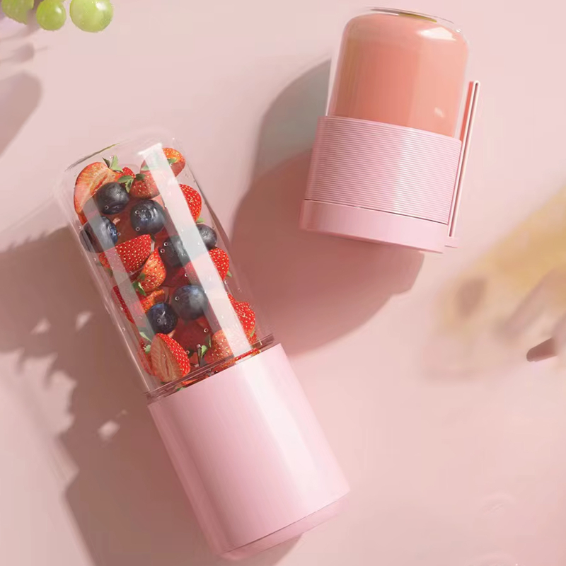 Портативний блендер / соковижималка N8 400 + 300ml 60W 1500 mAh Pink