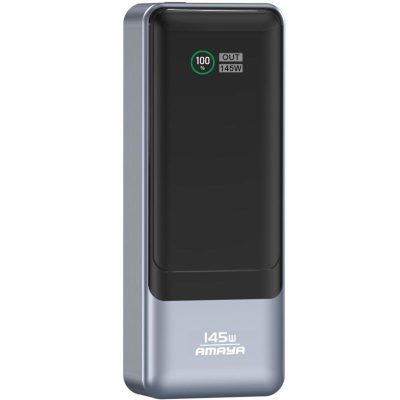 Портативний ЗП Power Bank Amaya FD23 145W with display and cable 20000 mAh Gray