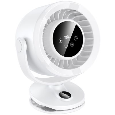 Портативний вентилятор Hoco HX608 handheld folding fan 3600 mAh White