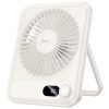 Портативний вентилятор Hoco HX607 handheld folding fan 2000 mAh White