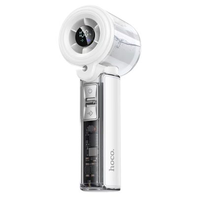 Портативний вентилятор Hoco HX613 з водяним охолодженням 3000 mAh White