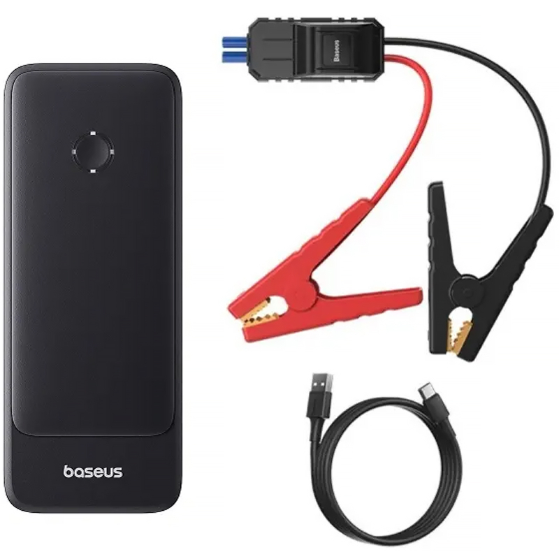 Пусковий пристрій (бустер) для автомобіля Baseus Super Energy Alpha Series 6000 mAh (C00259200121) Cosmic Black