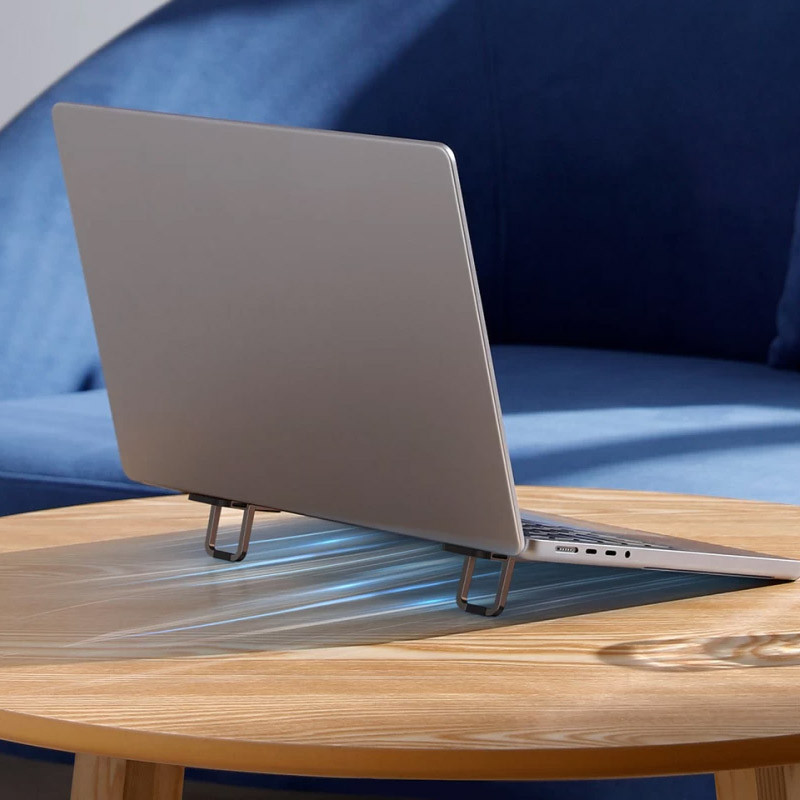 Підставка для ноутбуку Baseus Slim Laptop Kickstand (2шт) (LUZC00001) Gray