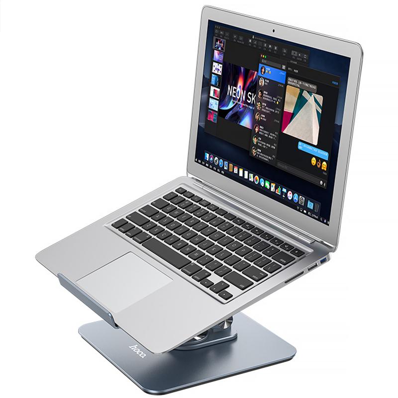 Підставка настільна Hoco PH52 Plus Might metal rotating Metal gray