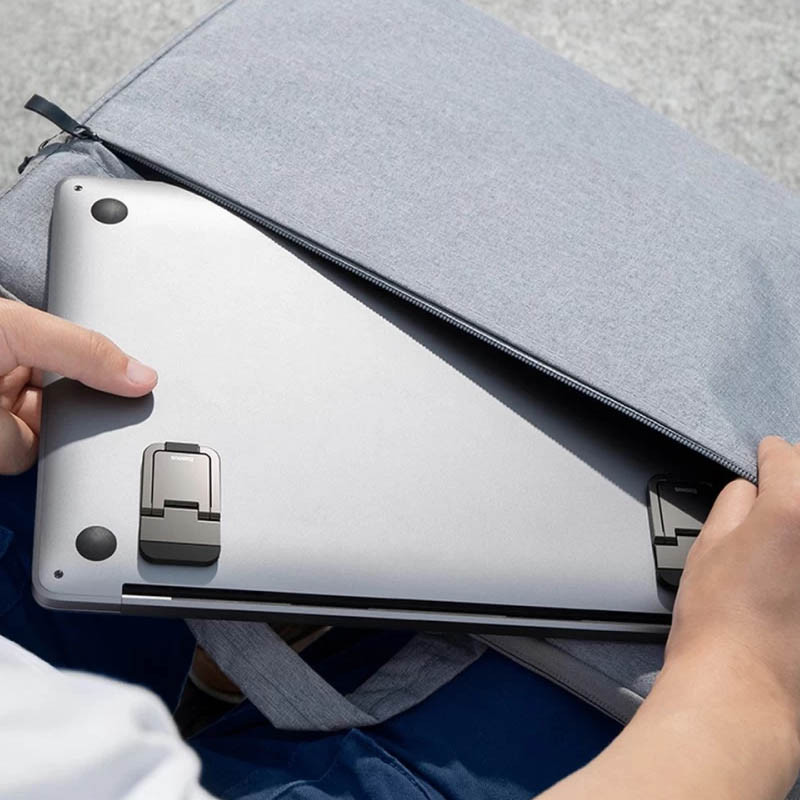 Підставка для ноутбуку Baseus Slim Laptop Kickstand (2шт) (LUZC00001) Gray
