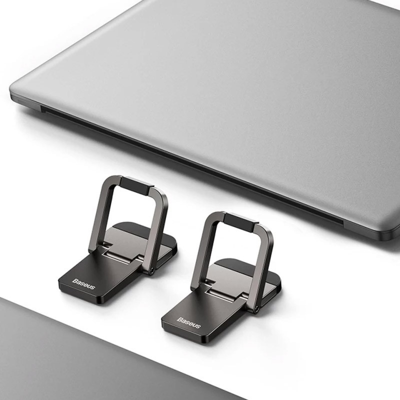 Підставка для ноутбуку Baseus Slim Laptop Kickstand (2шт) (LUZC00001) Gray
