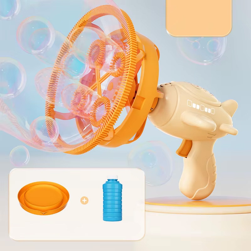 Пістолет для мильних бульбашок H035 Bubble Gun з пропелером 2in1 + bottle 250ml