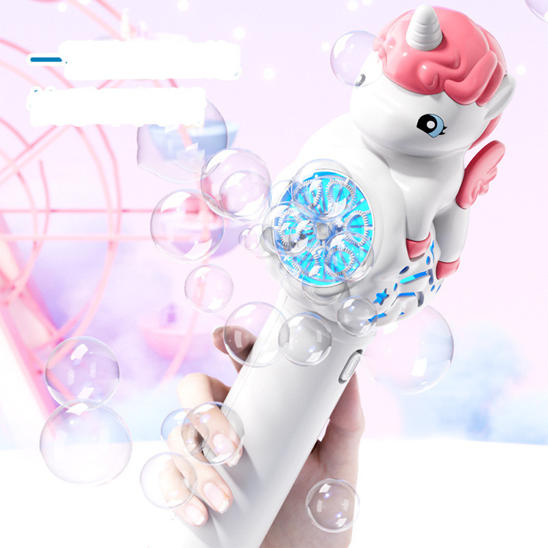 Пістолет з мильними бульбашками H055 Little Unicorn + bottle 50ml