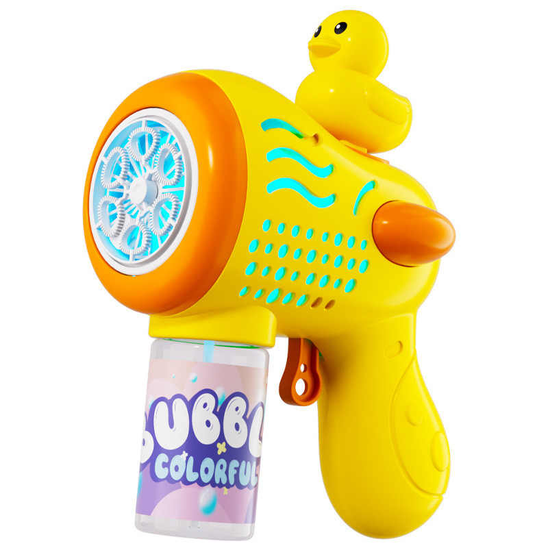 Пістолет з мильними бульбашками H045 Duckling + bottle 50ml Yellow