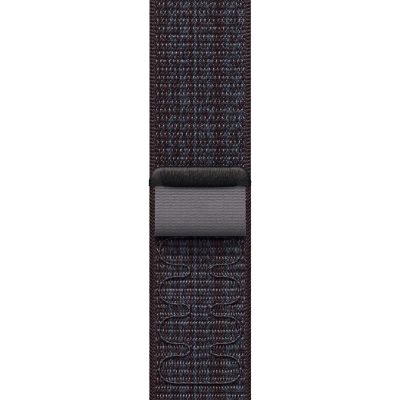 Ремінець Nylon Sport Loop для Apple Watch 42(ser.1-3)/44/45/46/49mm Black / Blue