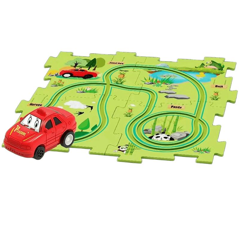 Розвиваюча іграшка-пазл SHT 1103B Forest Park (25pcs) Green